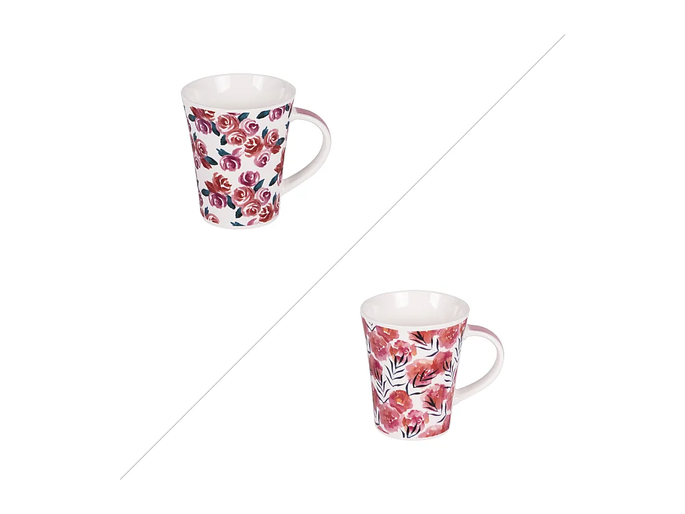 Coffret de 2 mugs Rosalia 39 cl