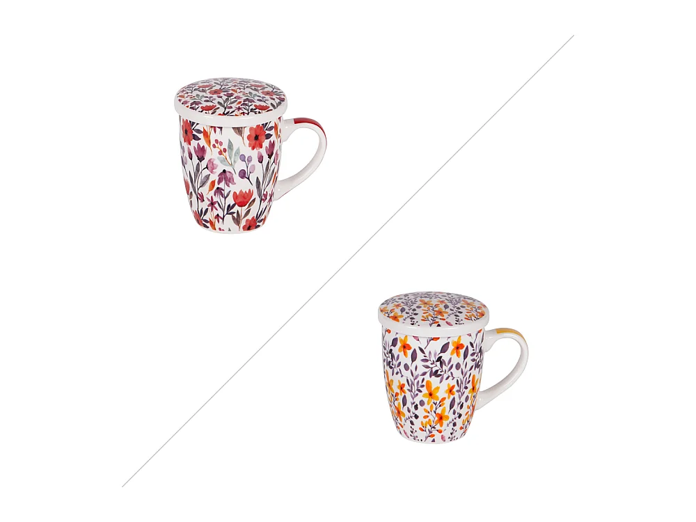 Coffret tisanière avec filtre Blossia 36 cl (lot de 2)