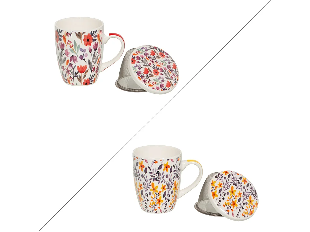 Coffret tisanière avec filtre Blossia 36 cl (lot de 2)