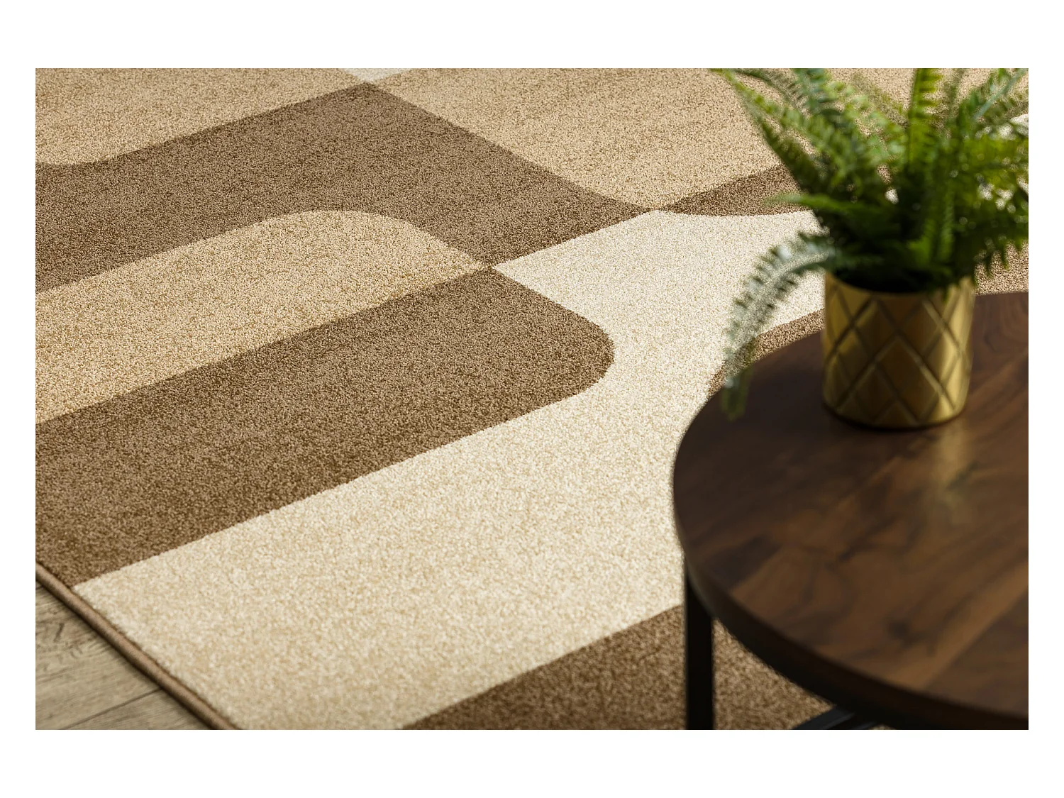 Tapis KARMEL SEPIA noix  120x170 cm