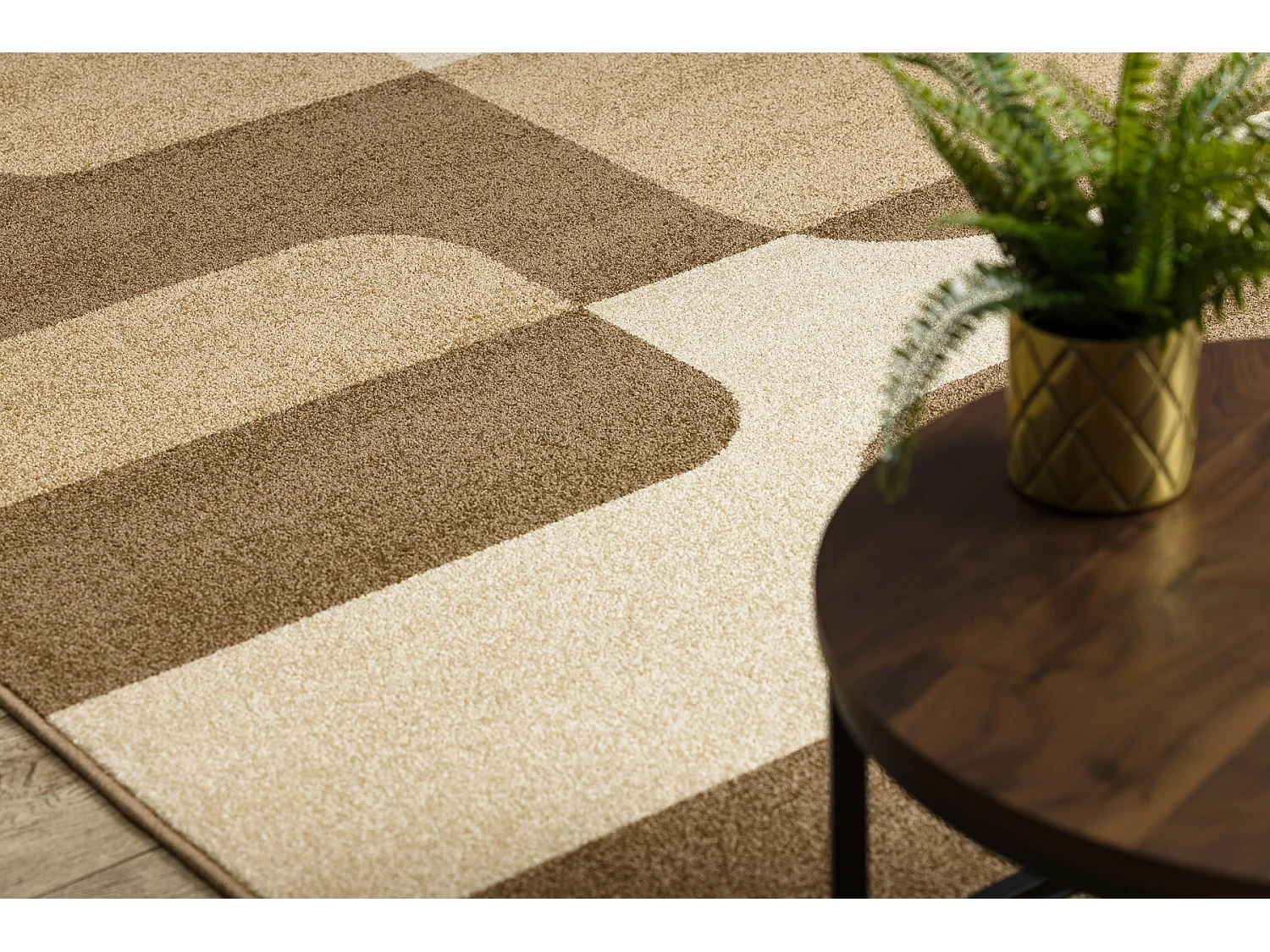 Tapis KARMEL SEPIA noix  120x170 cm