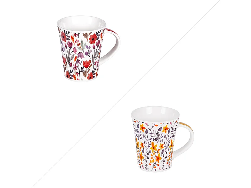 Coffret de 2 mugs Blossia 39 cl