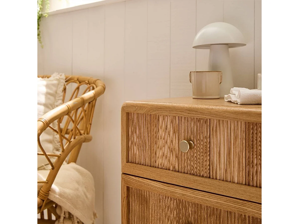 Cômoda de 3 gavetas com frentes laminadas H71 cm - AVA