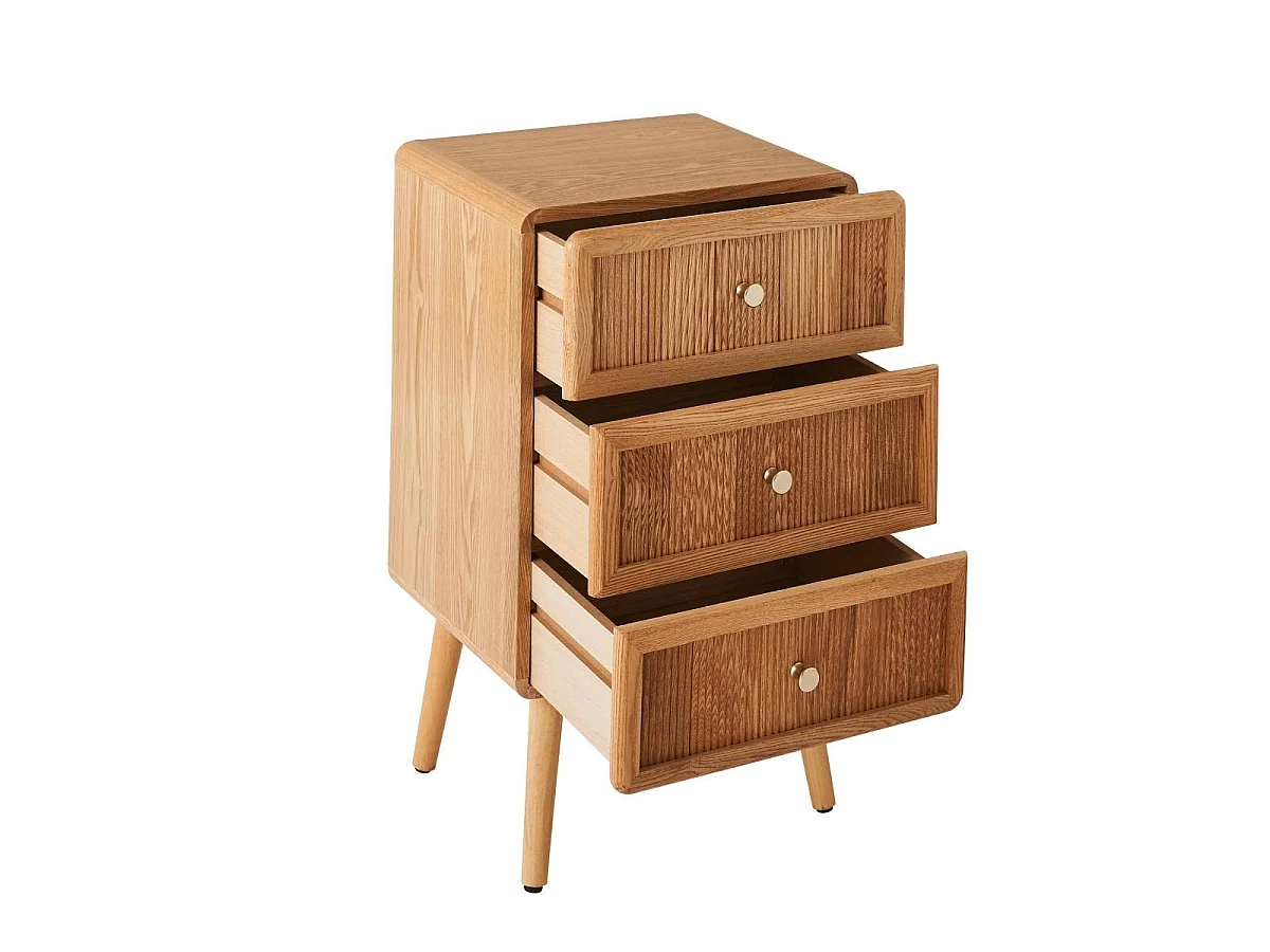 Cômoda de 3 gavetas com frentes laminadas H71 cm - AVA