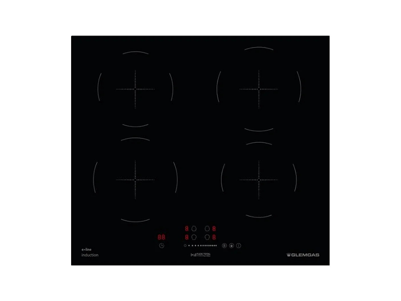 Glem Gas Plaque de cuisson induction 60cm 4 feux 7200w - GTI640SL