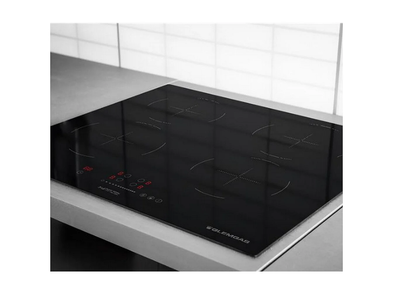 Glem Gas Plaque de cuisson induction 60cm 4 feux 7200w - GTI640SL