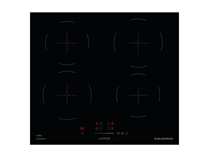 Glem Gas Plaque de cuisson induction 60cm 4 feux 7200w - GTI640SL