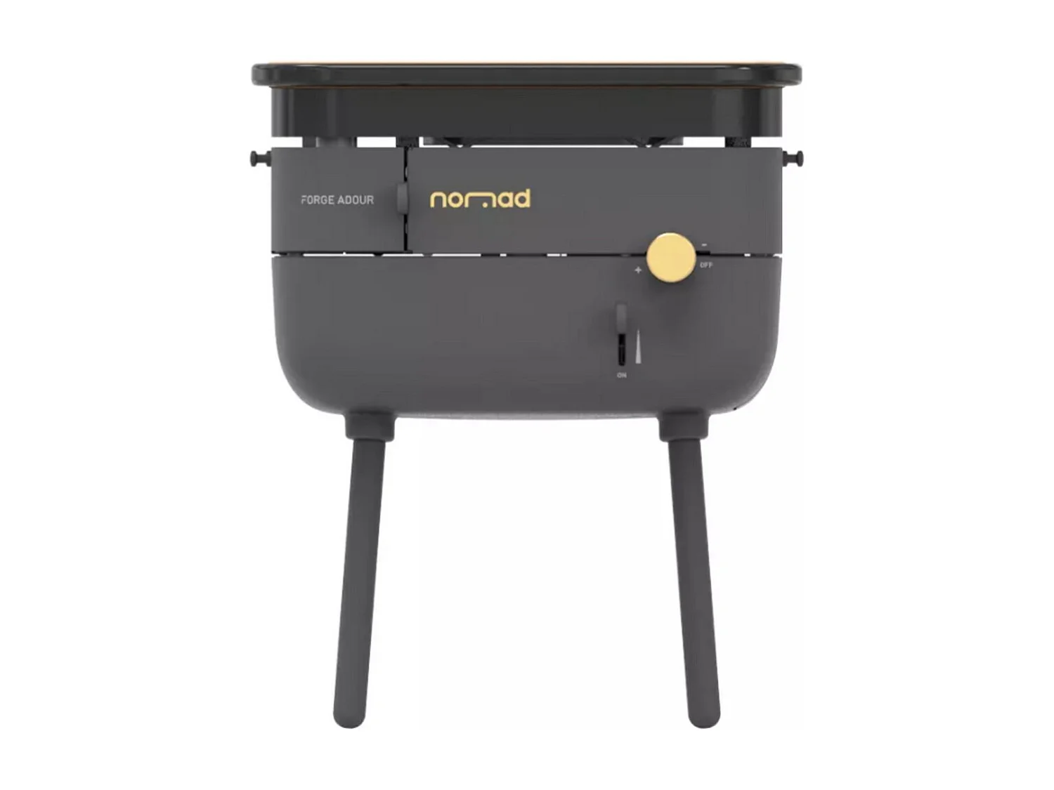 Forge Adour Plancha gaz plaque fonte émailée 30x30 cm - NOMAD