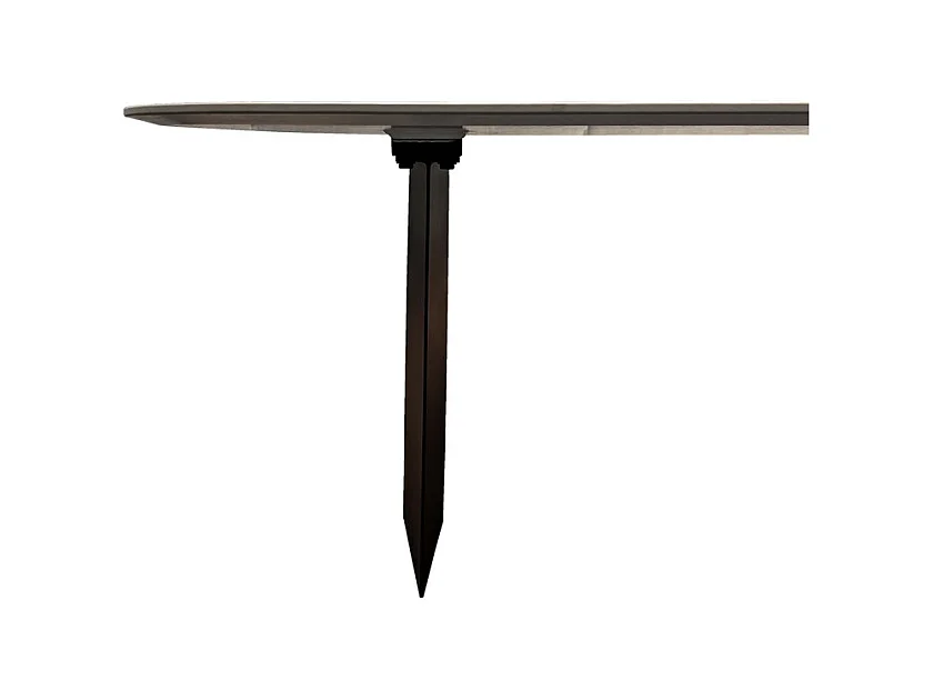 Table basse 150 cm céramique blanc marbré et pieds métal – OPALINE