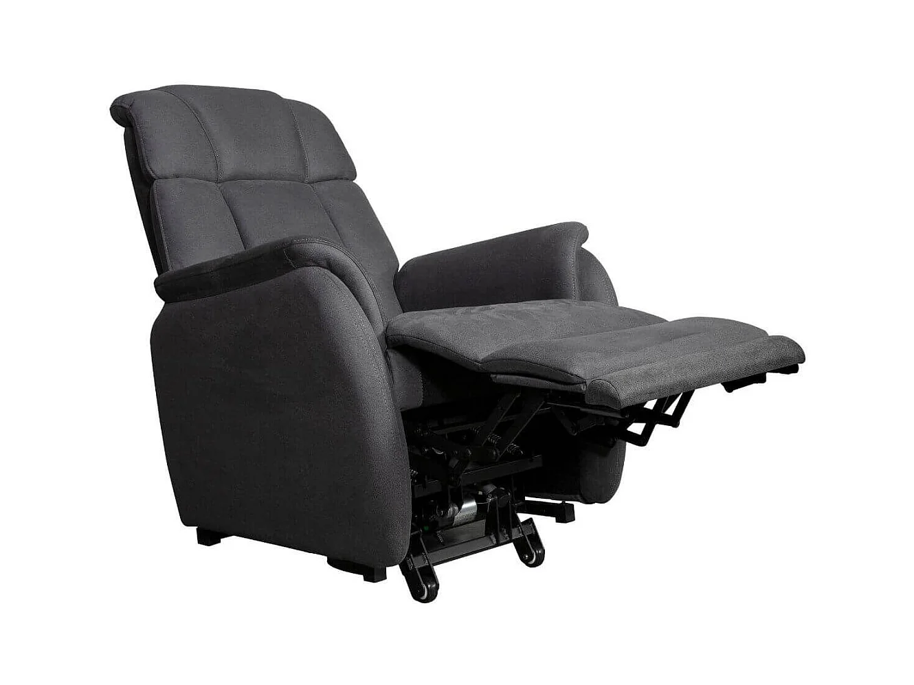 Fauteuil relax releveur tissu polyester gris - SPAZIO