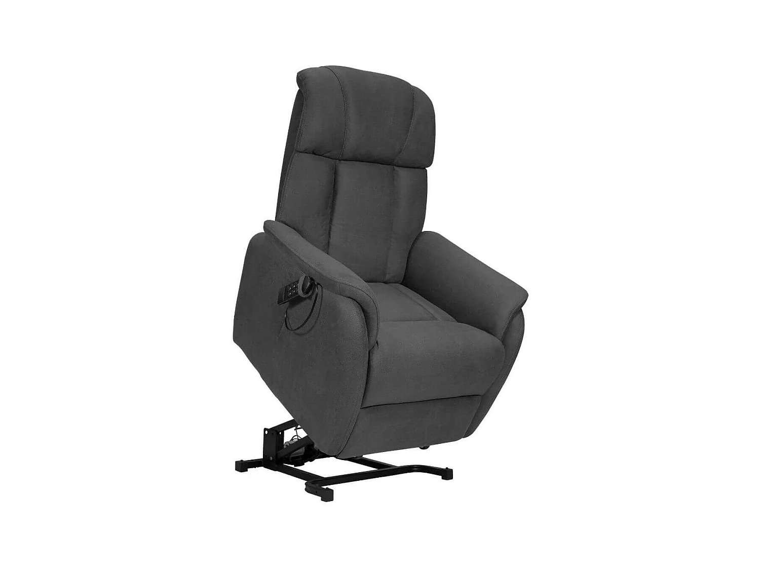Fauteuil relax releveur tissu polyester gris - SPAZIO