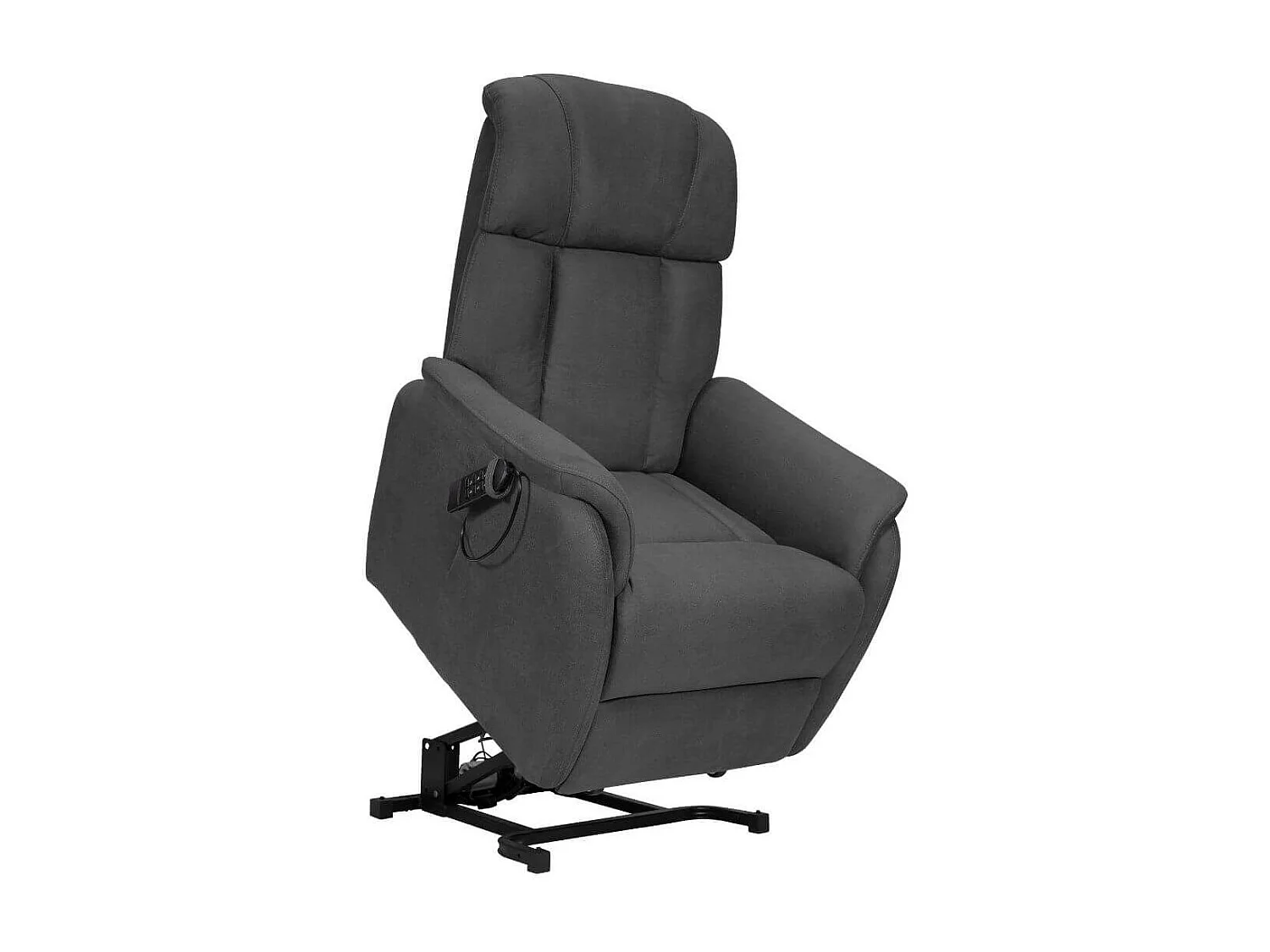 Fauteuil relax releveur tissu polyester gris - SPAZIO