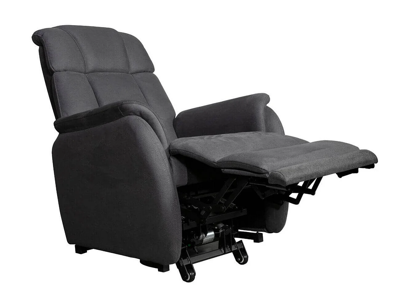 Fauteuil relax releveur tissu polyester gris - SPAZIO