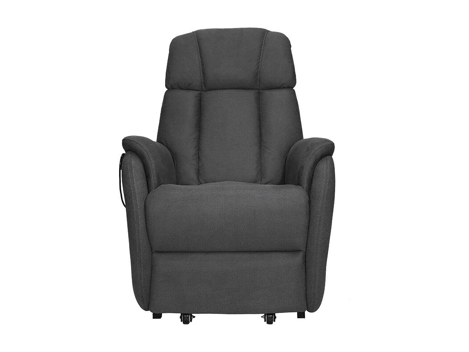 Fauteuil relax releveur tissu polyester gris - SPAZIO