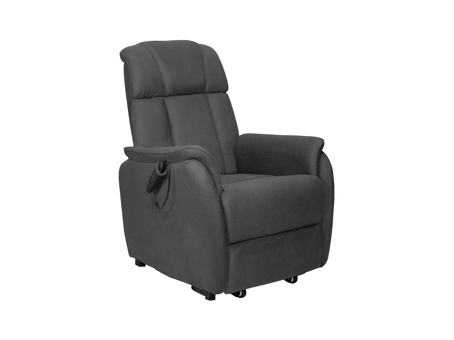 Fauteuil relax releveur tissu polyester gris - SPAZIO