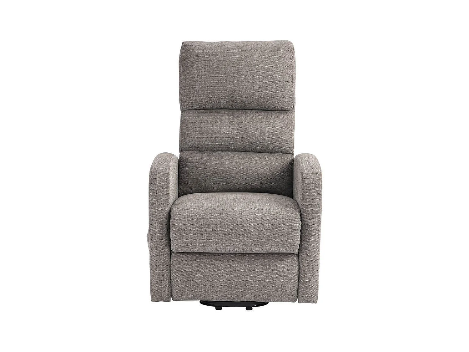 Fauteuil relax releveur tissu polyester traité hydrophobe taupe - TIKSI