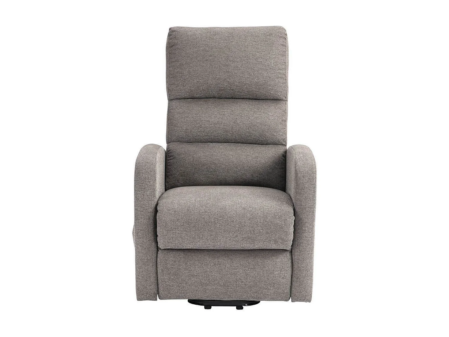Fauteuil relax releveur tissu polyester traité hydrophobe taupe - TIKSI