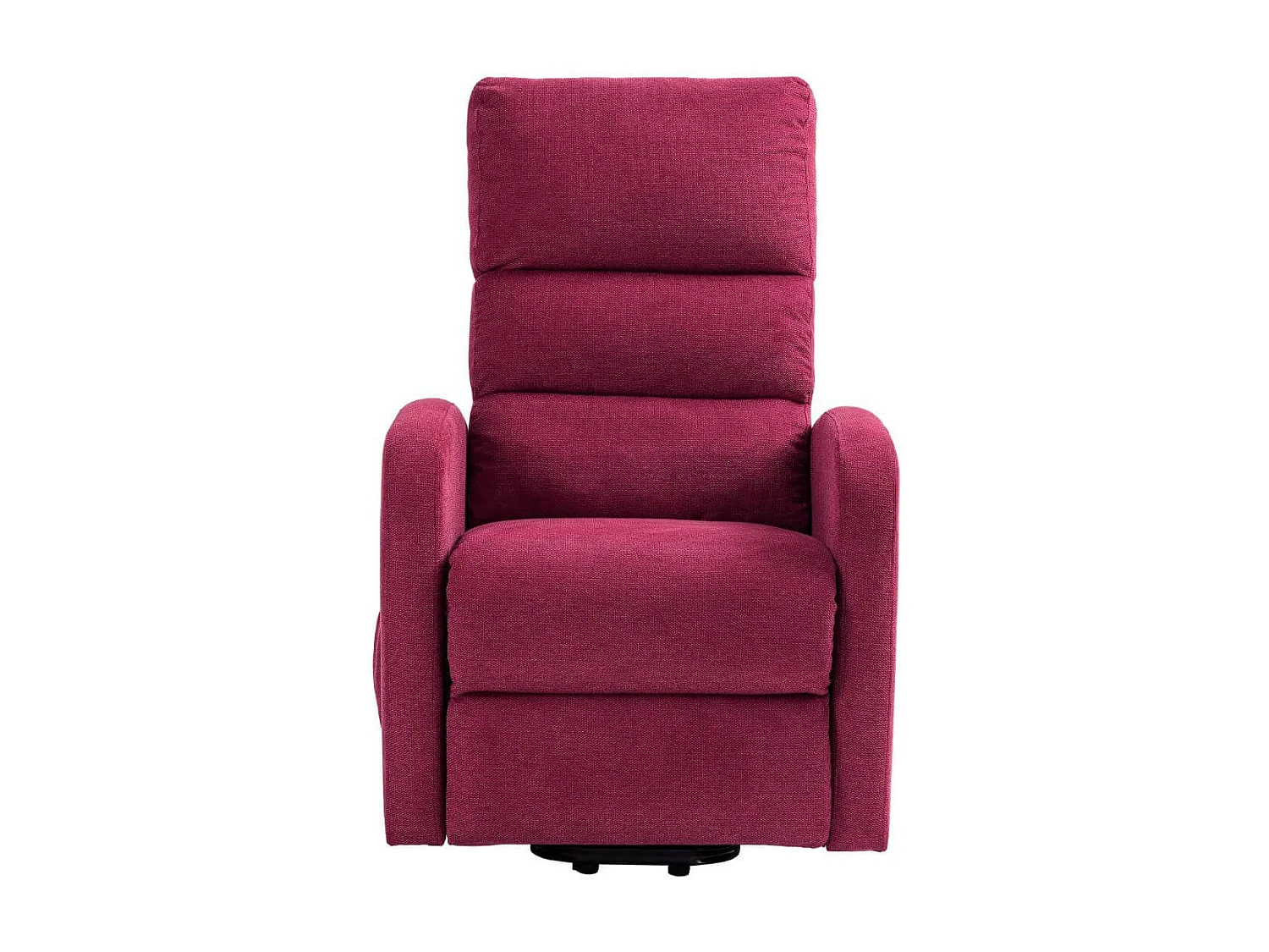 Fauteuil relax releveur tissu polyester traité hydrophobe rouge - TIKSI