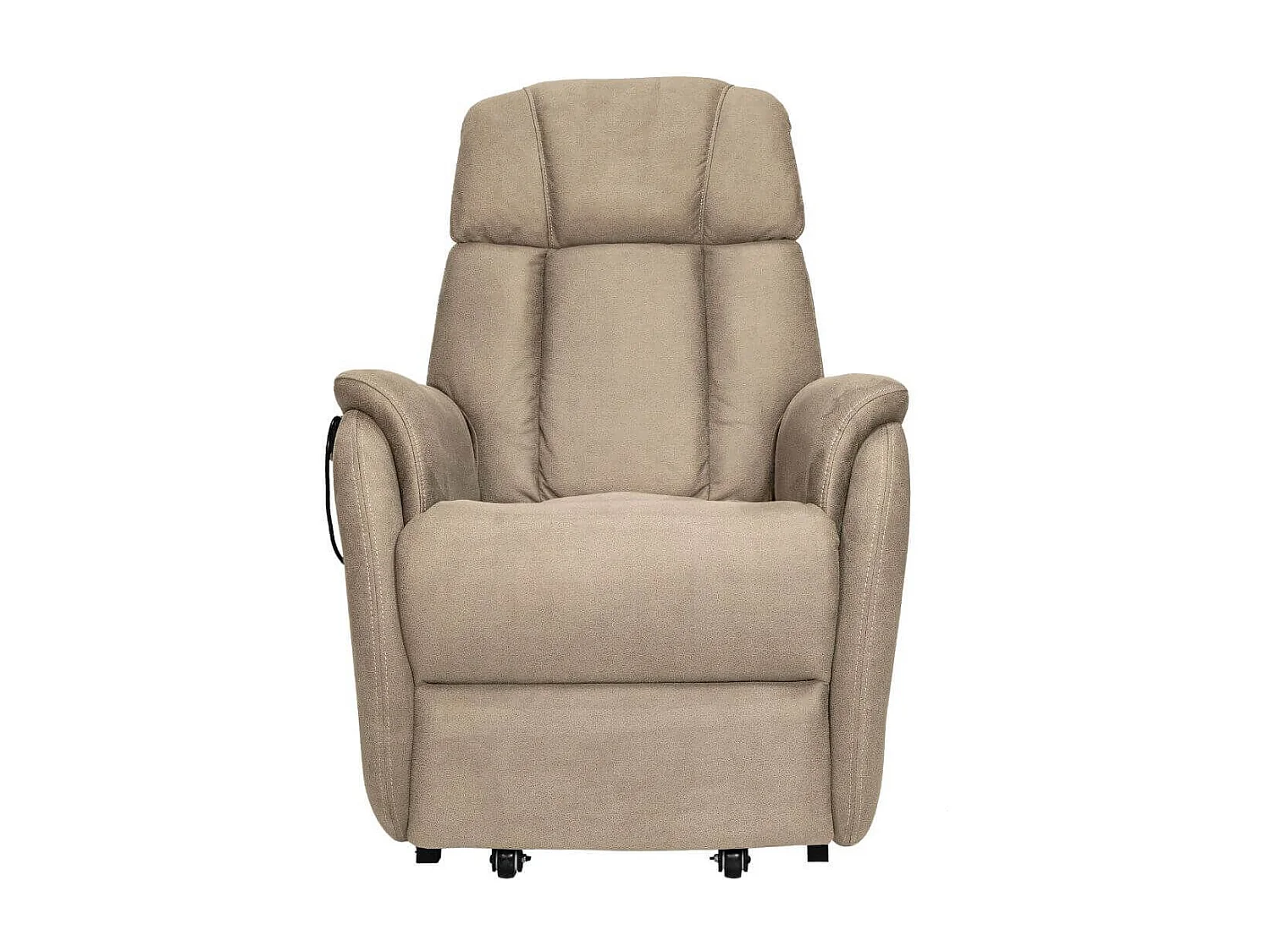 Fauteuil relax releveur tissu polyester beige - SPAZIO