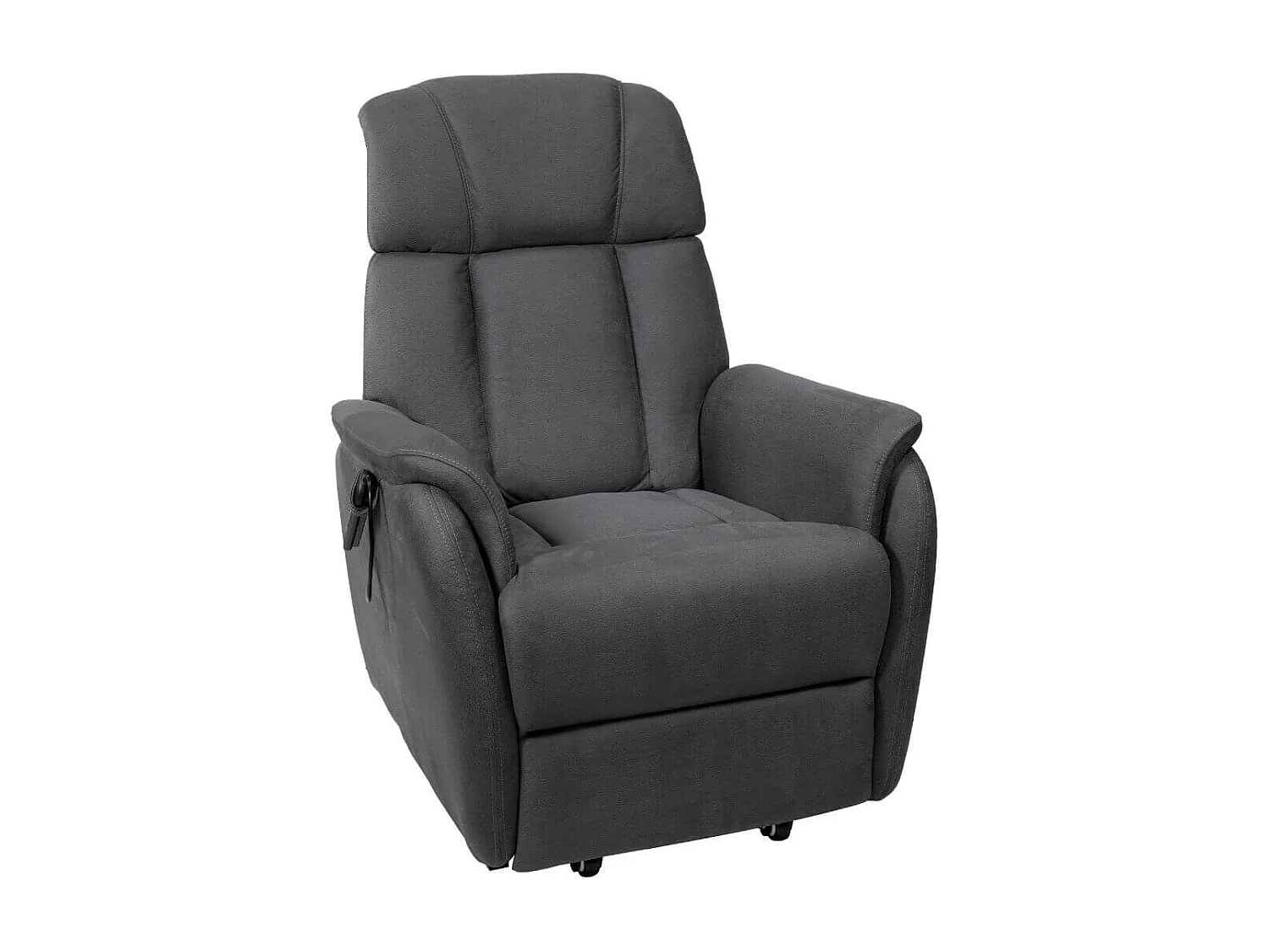 Fauteuil relax releveur tissu polyester gris - SPAZIO