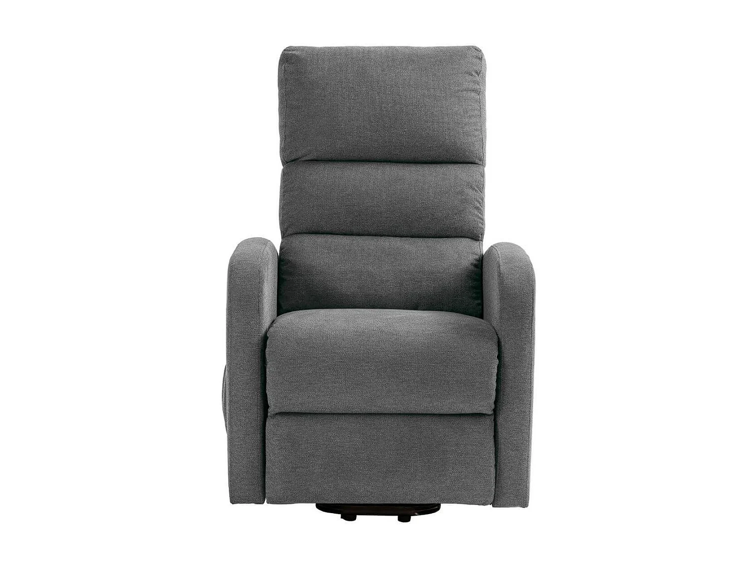 Fauteuil relax releveur tissu polyester traité hydrophobe gris - TIKSI
