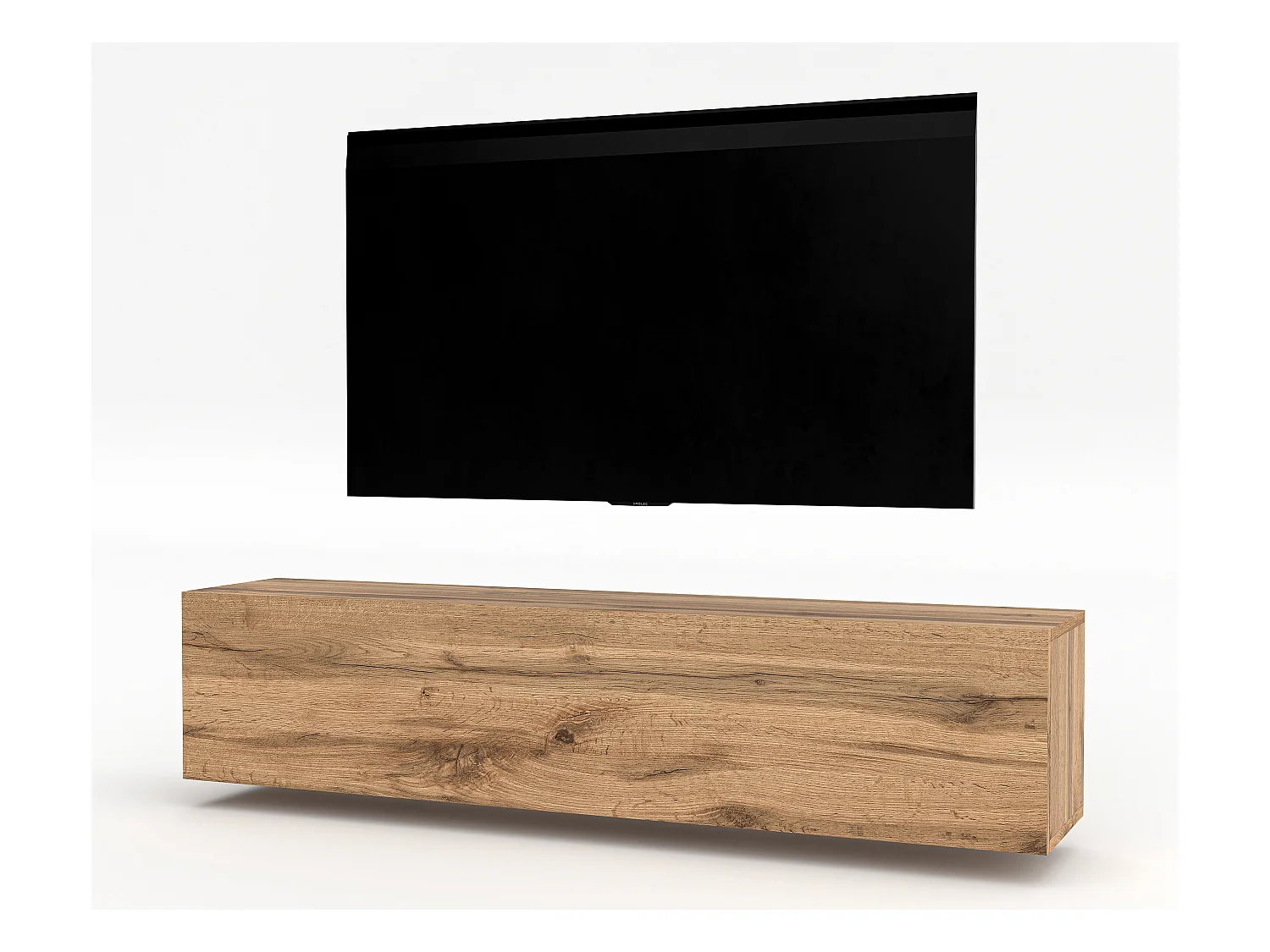 AX LIVING Lowboard TV ZIVOLLI 160 cm Wotan Eiche modernes Sideboard TV