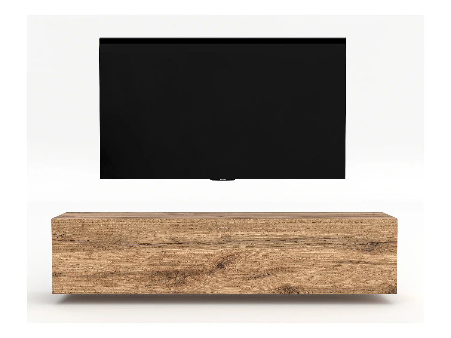 AX LIVING Lowboard TV ZIVOLLI 160 cm Wotan Eiche modernes Sideboard TV