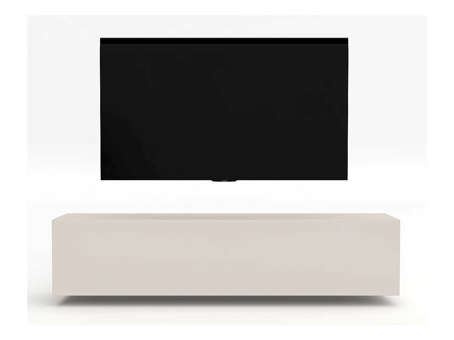 AX LIVING Lowboard TV ZIVOLLI 160 Beige minimalistisches Sideboard TV