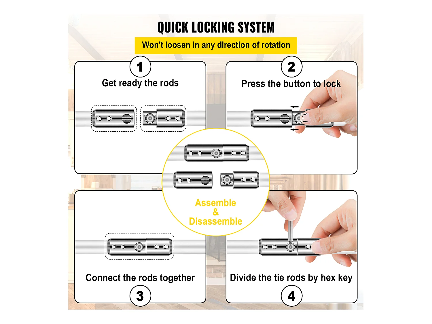 Brosse de Cheminée Kit  SucceBuy, 66 cm, Nylon Sooteater, 110V, Puissant