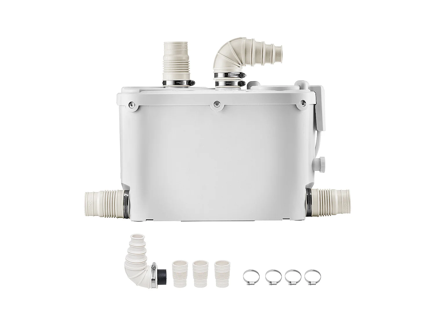 Pompe de Macération pour Évier de Cuisine 500 W, Débit 110 L/min, Hauteur 8 m, Idéale pour Évacuation des Eaux Usées de Cuisine, Sous-Sol, Douche, Évier