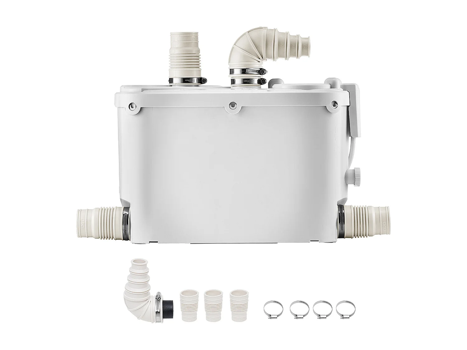 Pompe de Macération pour Évier de Cuisine 500 W, Débit 110 L/min, Hauteur 8 m, Idéale pour Évacuation des Eaux Usées de Cuisine, Sous-Sol, Douche, Évier