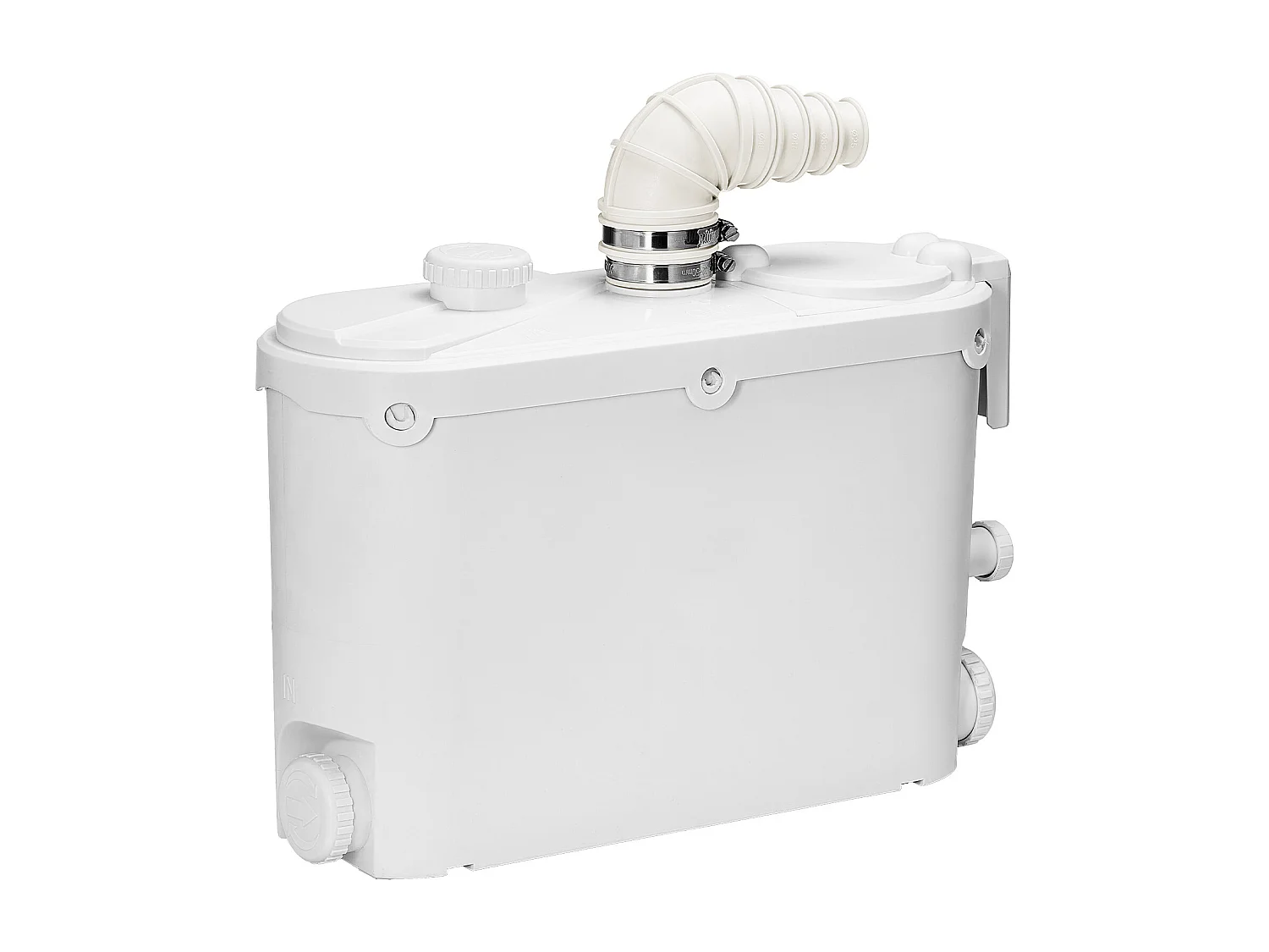 Pompe de Macération pour Évier de Cuisine 500 W, Débit 110 L/min, Hauteur 8 m, Idéale pour Évacuation des Eaux Usées de Cuisine, Sous-Sol, Douche, Évier