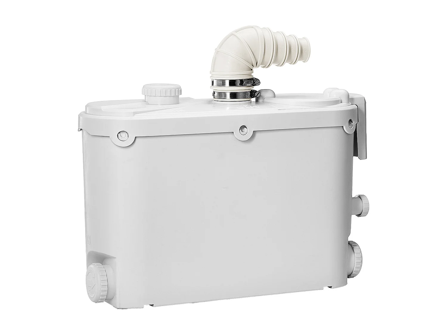 Pompe de Macération pour Évier de Cuisine 500 W, Débit 110 L/min, Hauteur 8 m, Idéale pour Évacuation des Eaux Usées de Cuisine, Sous-Sol, Douche, Évier