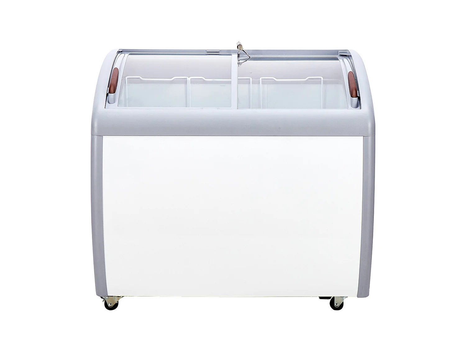 Vitrine Réfrigérée à Crème Glacée SucceBuy Vitrine à Glaces Gelato Commerciale 264L