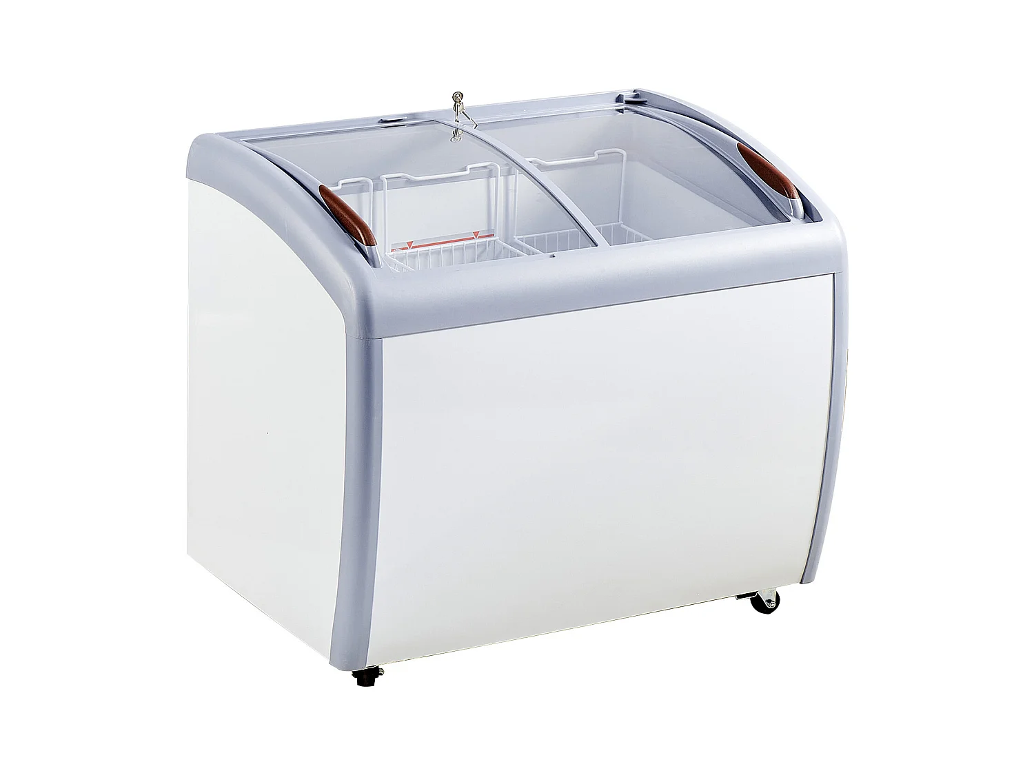 Vitrine Réfrigérée à Crème Glacée SucceBuy Vitrine à Glaces Gelato Commerciale 264L