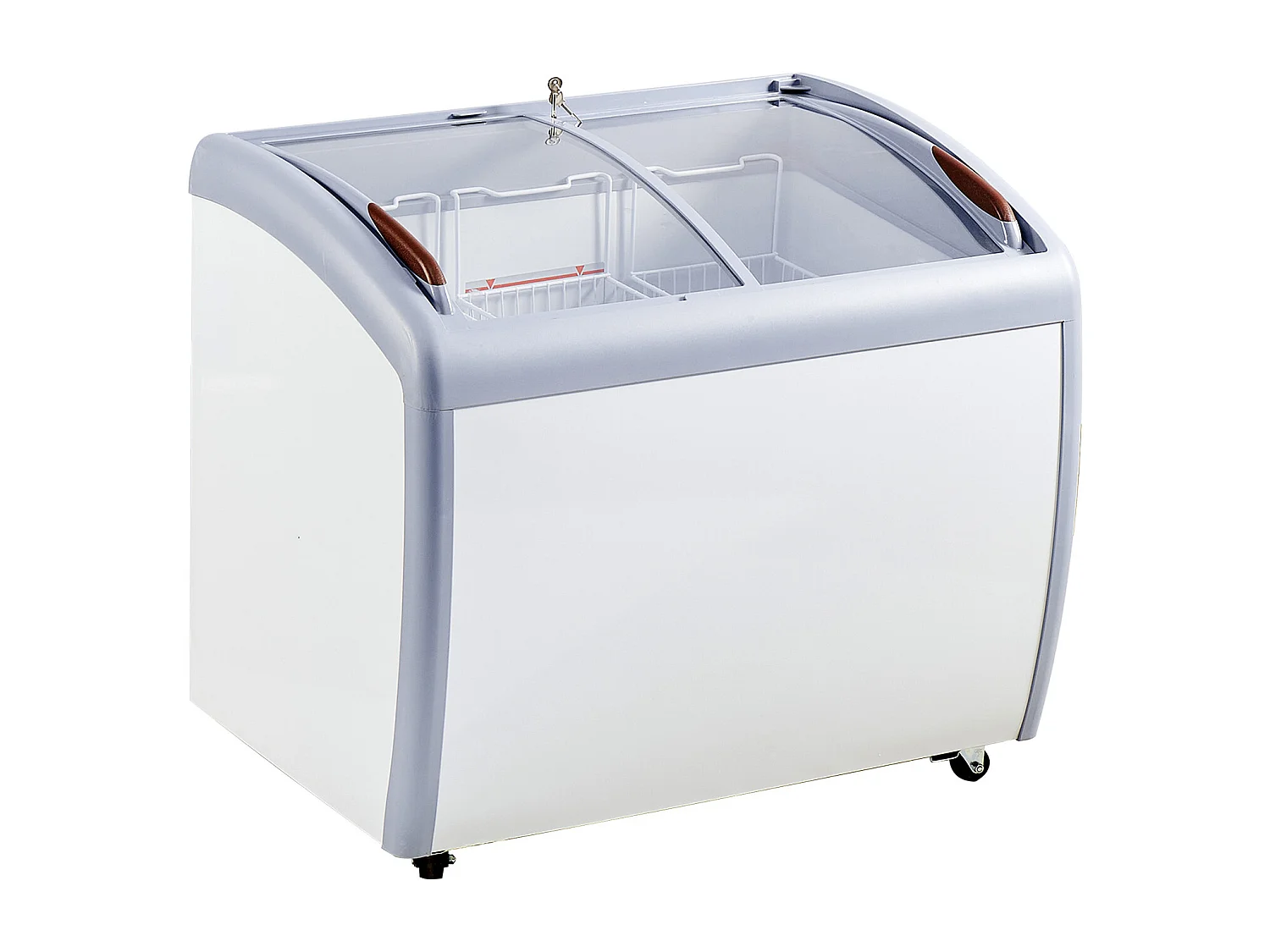 Vitrine Réfrigérée à Crème Glacée SucceBuy Vitrine à Glaces Gelato Commerciale 264L