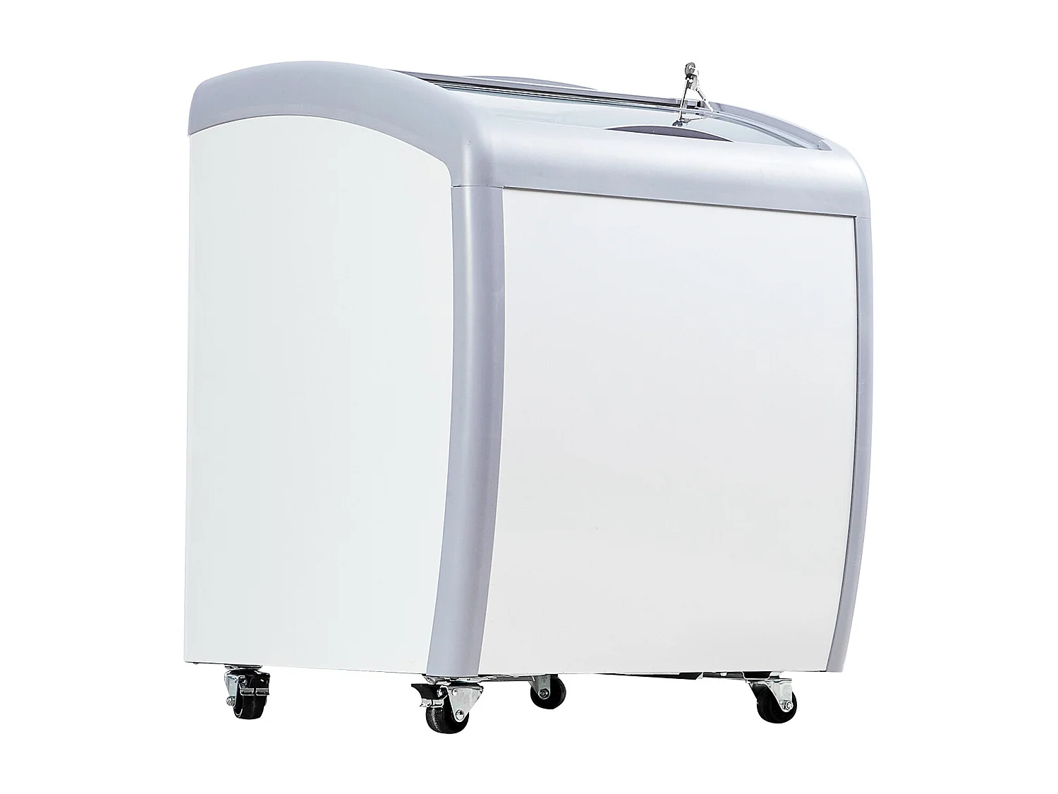 Vitrine Réfrigérée à Crème Glacée SucceBuy Vitrine à Glaces Gelato Commerciale 154L