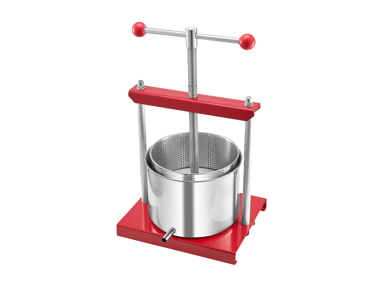 Pigiama Manuale per Frutta SucceBuy, 6 L in Acciaio Inossidabile da Cucina, per la Produzione di Vino