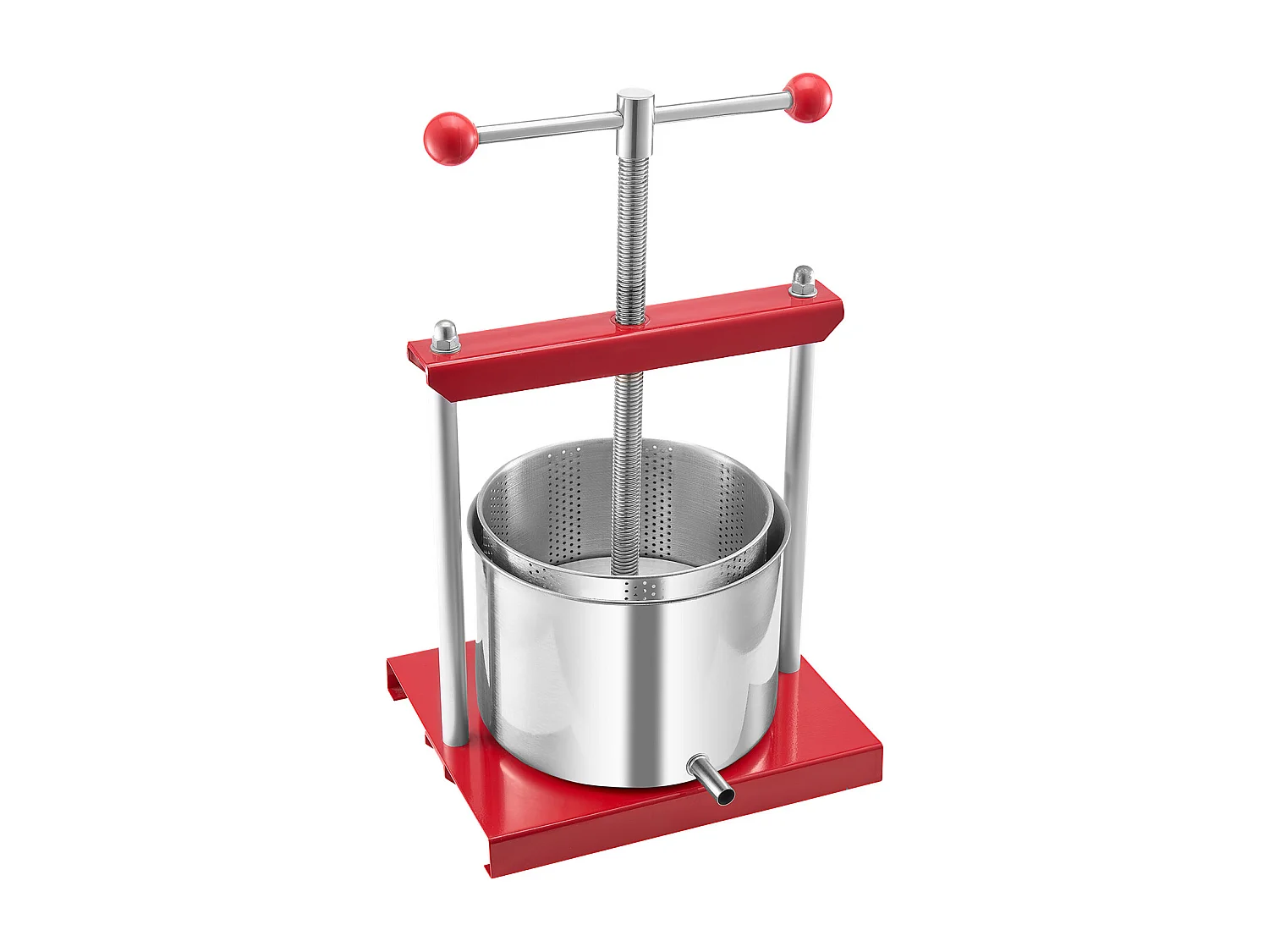 Pigiama Manuale per Frutta SucceBuy, 6 L in Acciaio Inossidabile da Cucina, per la Produzione di Vino