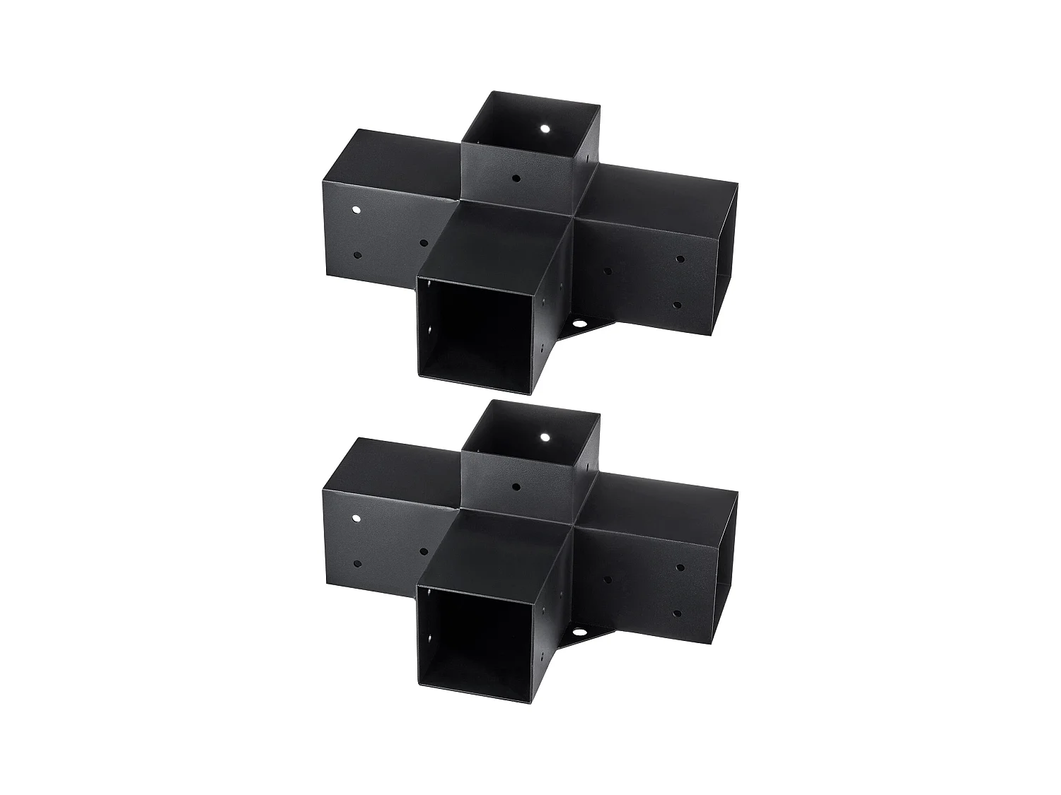 Pergola-Stützset SucceBuy 10,16 x 10,16 cm 3,6 x 3,6 Innenmaß, 4 Wege Für Holzbau DIY