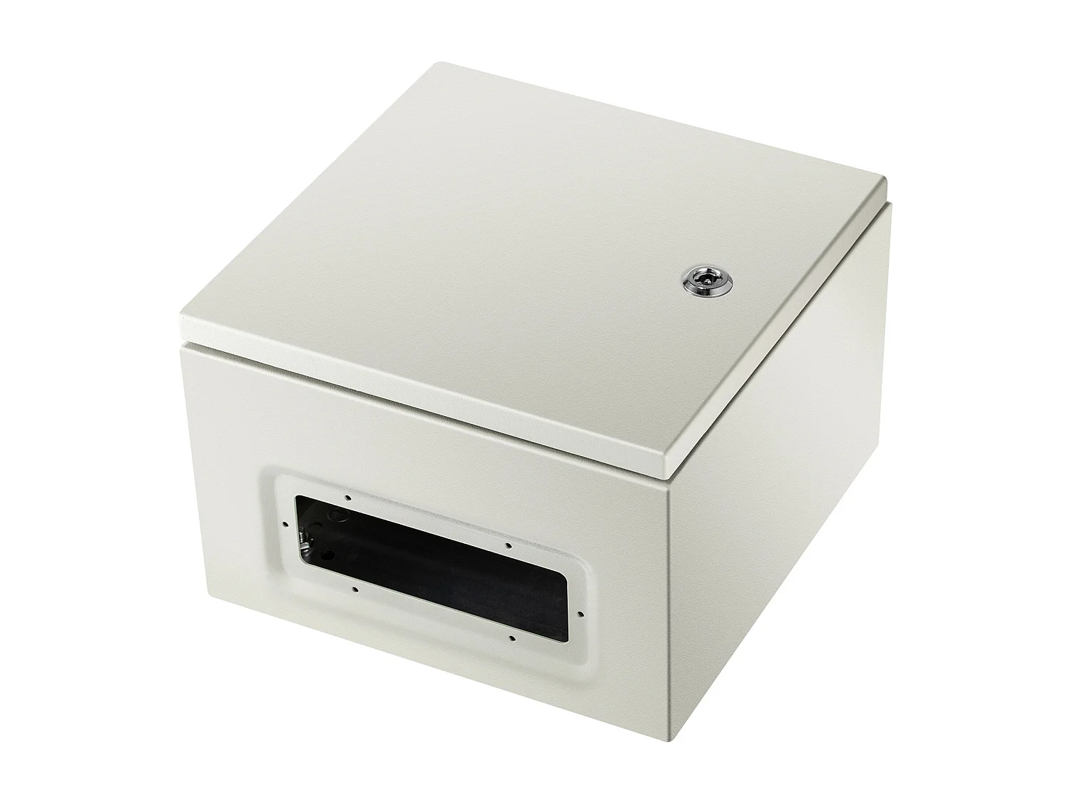 Caixa Elétrica de Aço SucceBuy, 30 x 30 x 20 cm, Caixa de Aço ao Carbono IP65, com Dobradiças Duráveis e Fitas de Vedação