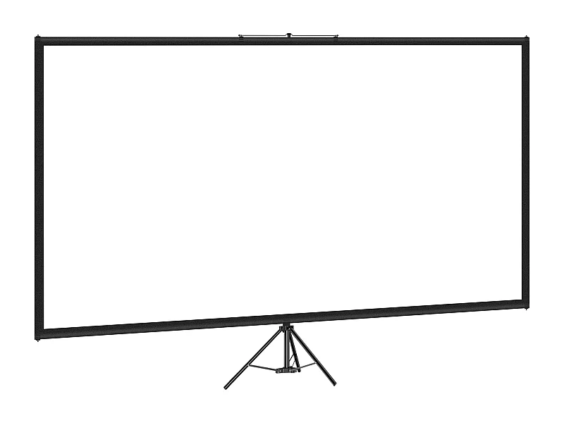 Ekran Projektowy SucceBuy na Statywie ze Stojakiem 152.4cm 4K HD 16:9 Przenośny do Wnętrz i na Zewnątrz Kino Domowe Gry Biuro