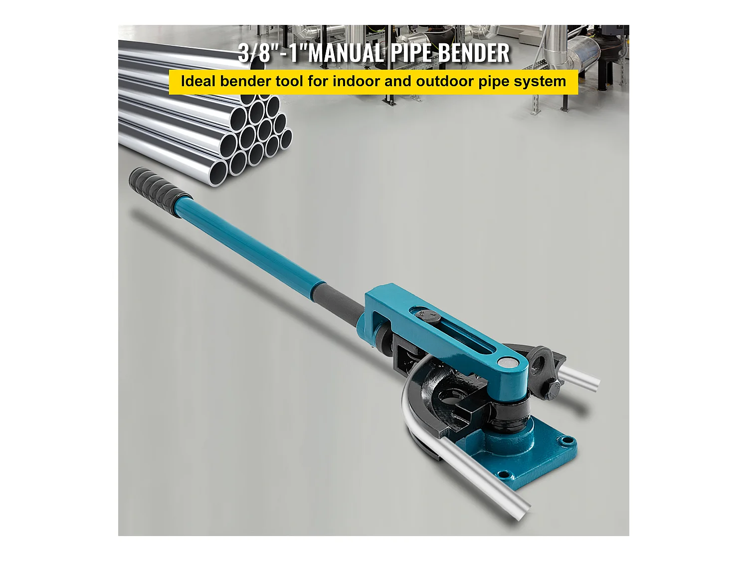 Cintreuse Manuelle de Tubes SucceBuy 10-25mm, Ensemble de Cintreuses de Tubes avec 7 Matrices, en Acier avec Matrices