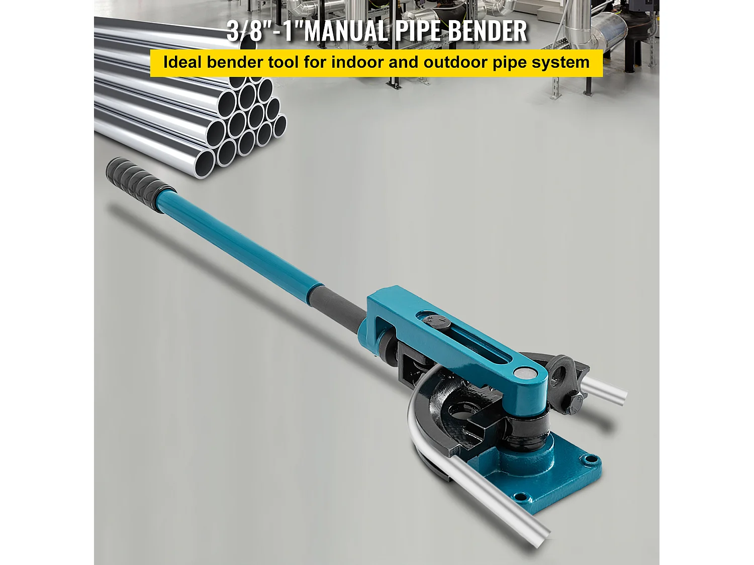 Cintreuse Manuelle de Tubes SucceBuy 10-25mm, Ensemble de Cintreuses de Tubes avec 7 Matrices, en Acier avec Matrices