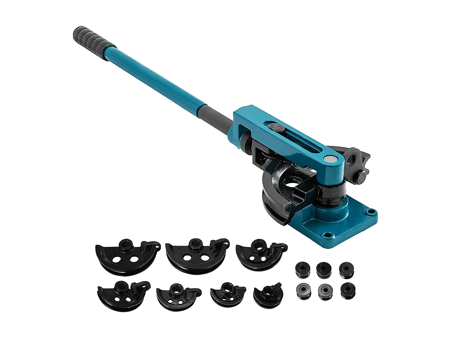 Curvadora Manual de Tubos SucceBuy 10-25mm, Conjunto de Curvadoras de Tubos con 7 Matrices, en Acero con Matrices