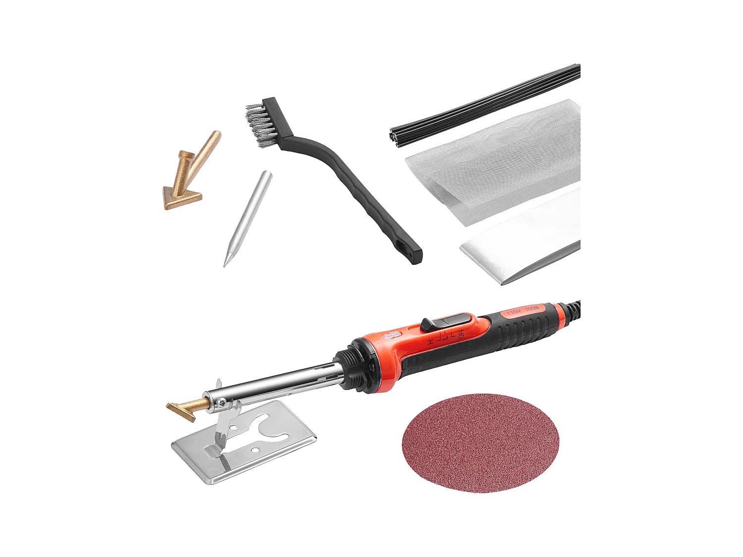 Pistolet de Soudage, SucceBuy Kit de Soudage Plastique 60 W/100 W avec 3 Embouts et 20 Tiges