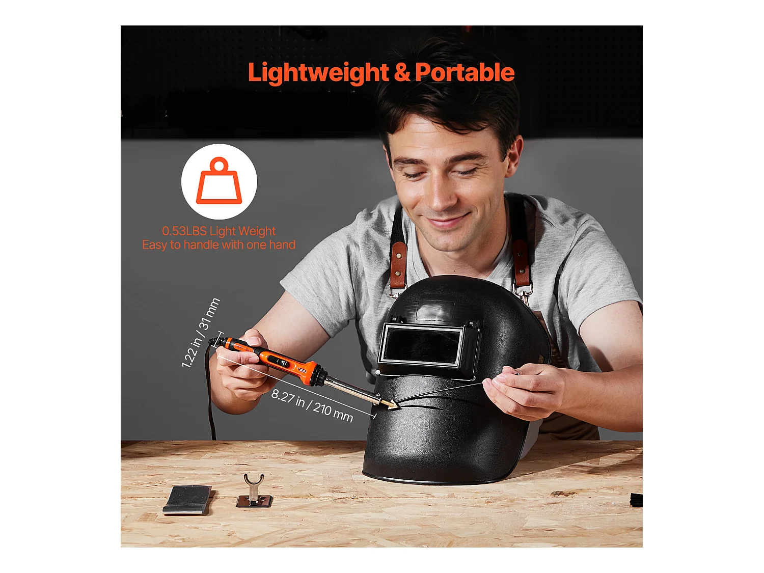 Pistolet de Soudage, SucceBuy Kit de Soudage Plastique 60 W/100 W avec 3 Embouts et 20 Tiges