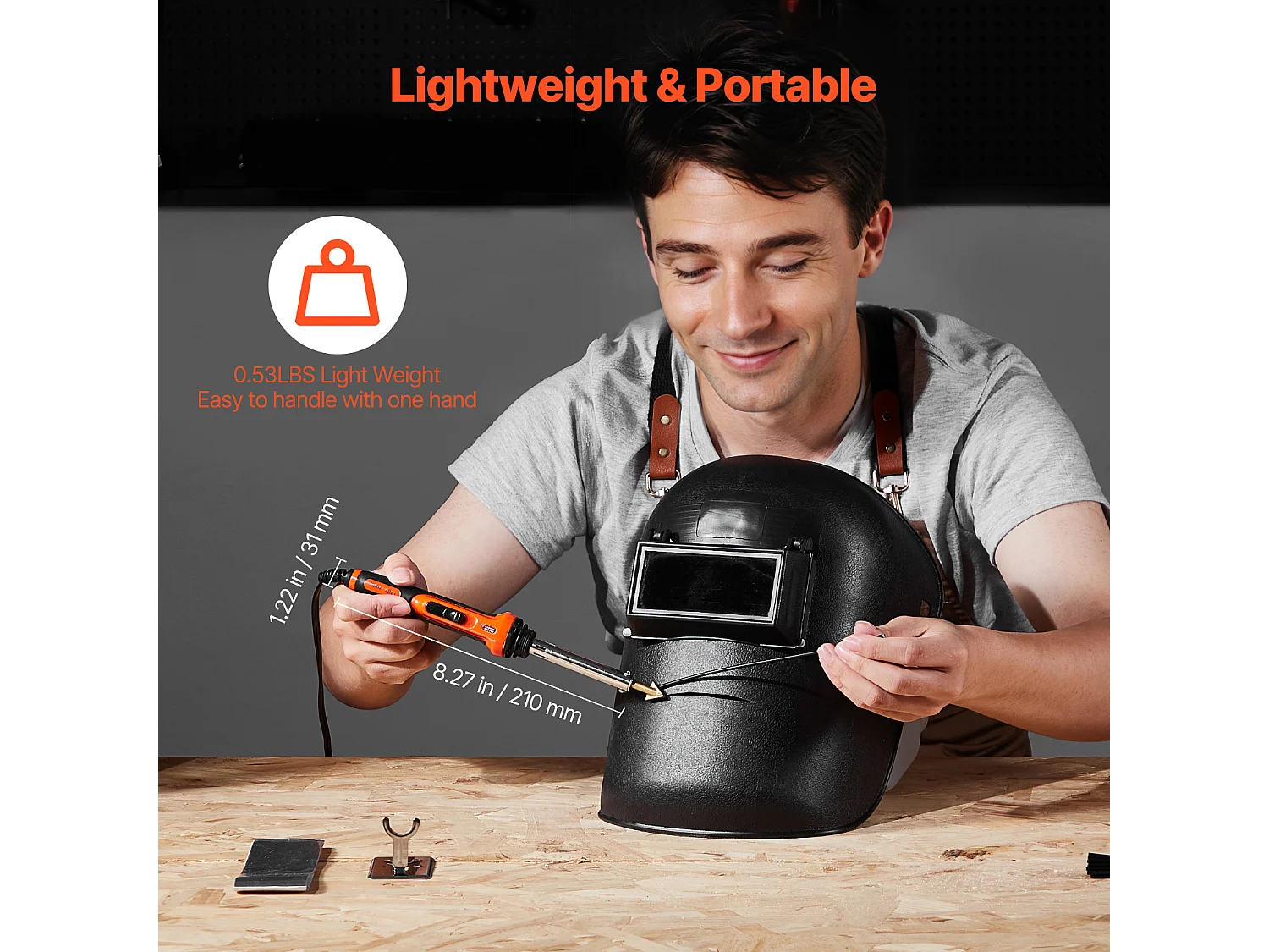 Pistolet de Soudage, SucceBuy Kit de Soudage Plastique 60 W/100 W avec 3 Embouts et 20 Tiges