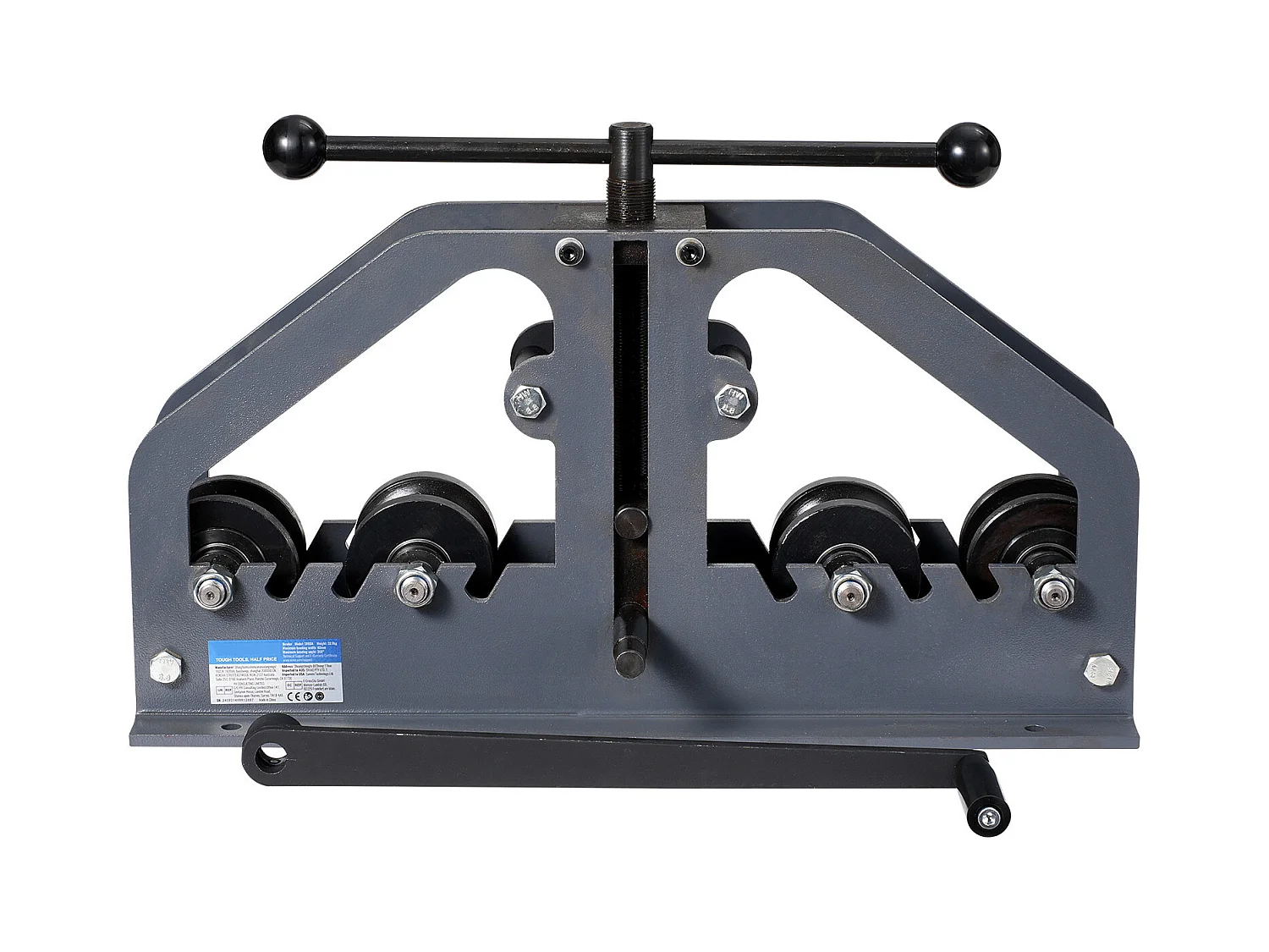 Cintreuse Manuelle de Tubes SucceBuy 10-13mm, Cintreuse à Rouleaux pour Tubes Manuelle avec 6 Matrices