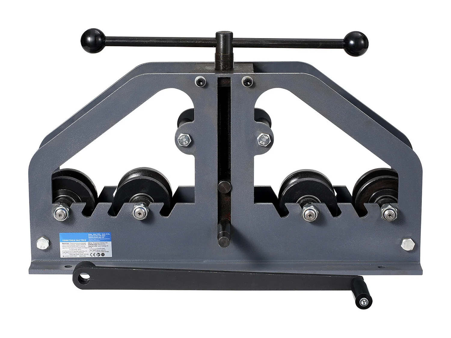 Cintreuse Manuelle de Tubes SucceBuy 10-13mm, Cintreuse à Rouleaux pour Tubes Manuelle avec 6 Matrices